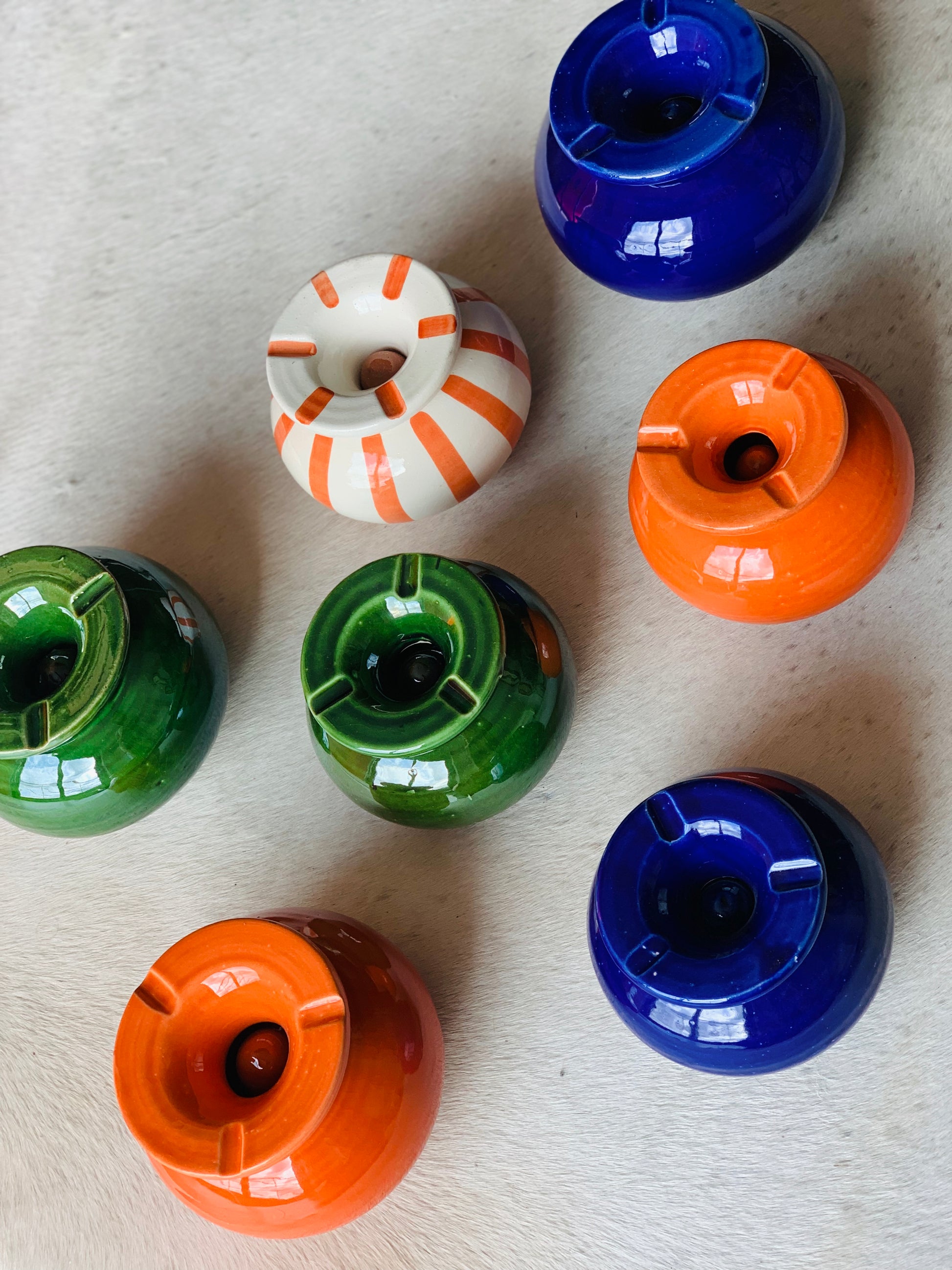 Marokkaanse kleurrijke asbakken